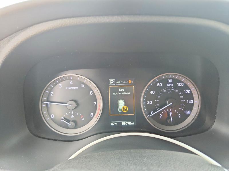 2018 Hyundai Tucson VIN KM8J3CA23JU653327 COPART salvage auction — FRONT END, Nv - Salvage Title, sold $6,100 on 2026-07-02 (photo 9)