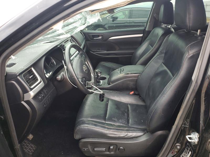 2018 Toyota Highlander VIN 5TDJZRFH0JS820959 COPART salvage auction — ROLLOVER, Ca - Salvage Certificate, sold $5,200 on 2026-07-06 (photo 7)