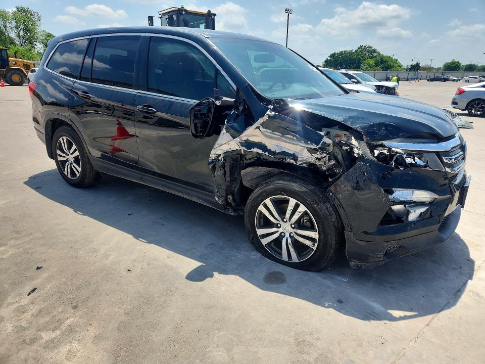 2016 Honda Pilot VIN 5FNYF5H50GB031677 COPART salvage auction — FRONT END, Tx - Salvage Vehicle Title, sold $2,600 on 2026-07-02 (photo 4)