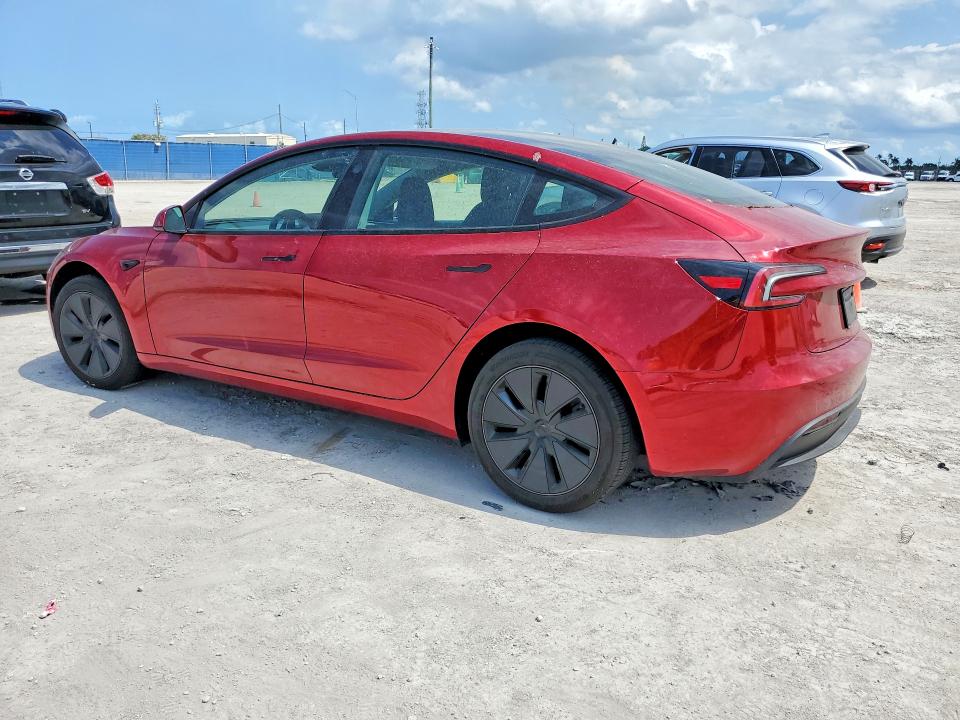2025 Tesla Model 3 VIN 5YJ3E1EA0SF977746 COPART salvage auction — FRONT END, Salvage Title, sold $14,100 on 2026-07-13 (photo 2)