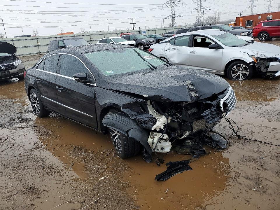 2014 Volkswagen Passat cc VIN WVWGU7AN8EE529437 COPART salvage auction — FRONT END, Il - Salvage Certificate, sold $400 on 2026-07-02 (photo 4)