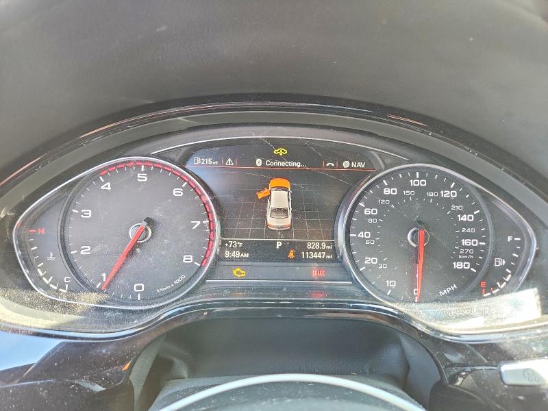 2015 Audi A8 VIN WAU32AFD1FN031015 COPART salvage auction — FRONT END, Il - Salvage Certificate, sold $6,900 on 2026-07-08 (photo 9)