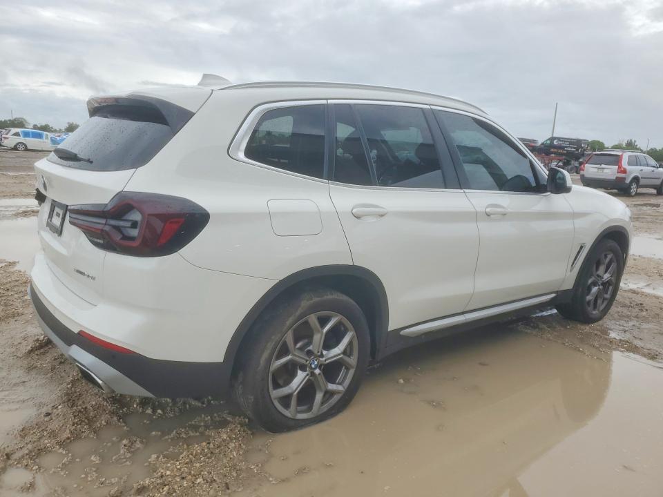 2024 BMW X3 VIN 5UX43DP00R9W78051 COPART salvage auction — SIDE, FL - CERTIFICATE OF DESTRUCTION, sold $14,800 on 2026-07-02 (photo 3)