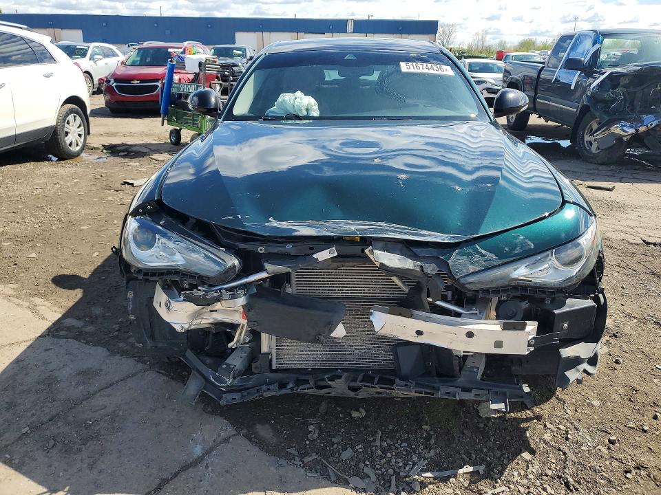 2021 Alfa romeo Giulia VIN ZARFANBN5M7648529 COPART salvage auction — FRONT END, Mi - Scrap Certificate Of Title, sold $4,200 on 2026-07-07 (photo 5)