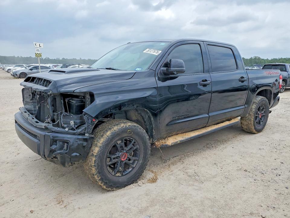 2019 Toyota Tundra VIN 5TFDY5F16KX823047 COPART salvage auction — FRONT END, Tx - Certificate Of Title, sold $26,500 on 2026-07-03 (photo 1)