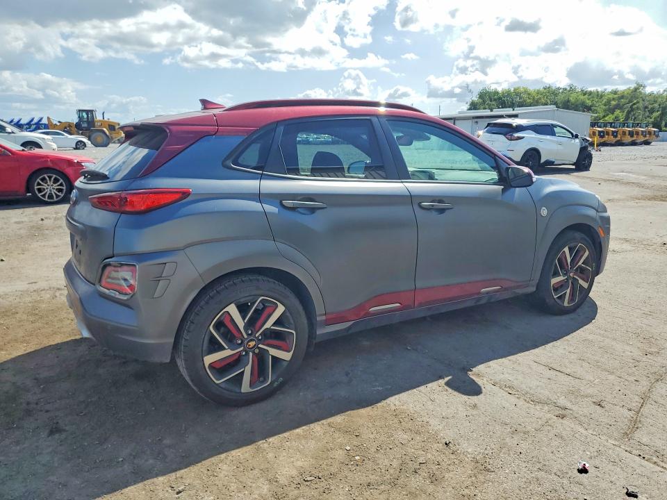2019 Hyundai VIN KM8K53A50KU318990 COPART salvage auction — SIDE, Fl - Cert Of Title Slvg Rebuildable, sold $3,750 on 2026-07-08 (photo 3)