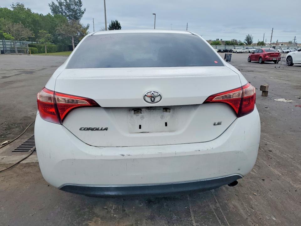 2017 Toyota Corolla VIN 5YFBURHE4HP697692 COPART salvage auction — MECHANICAL, Fl - Certificate Of Title (P), sold $4,300 on 2026-07-06 (photo 6)