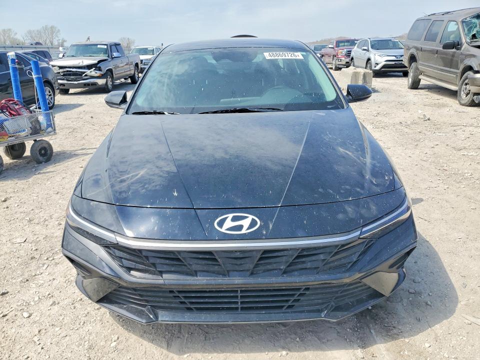 2024 Hyundai Elantra VIN KMHLL4DG2RU743294 COPART salvage auction — HAIL, Ks - Cert Of Title-Salvage, sold $100 on 2026-07-21 (photo 5)