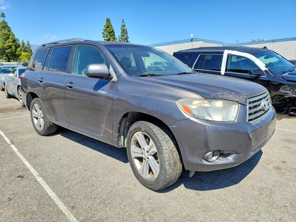 2008 Toyota Highlander VIN JTEDS43A882019978 COPART salvage auction — MINOR DENT/SCRATCHES, CA - DIS/DLR/EXP ONLY CLEAN TITLE, sold $1,550 on 2026-07-16 (photo 4)