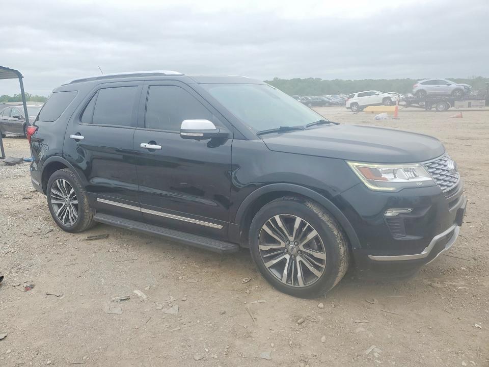 2018 Ford Explorer VIN 1FM5K8HT6JGC05775 COPART salvage auction — REAR END, Ks - Cert Of Title-Salvage, sold $5,200 on 2026-07-09 (photo 4)