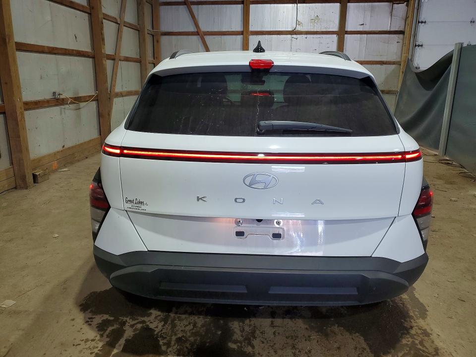 2024 Hyundai Kona VIN KM8HC3AB1RU121634 COPART salvage auction — HAIL, Oh - Cert Of Title-Salvage, sold $9,500 on 2026-07-06 (photo 6)