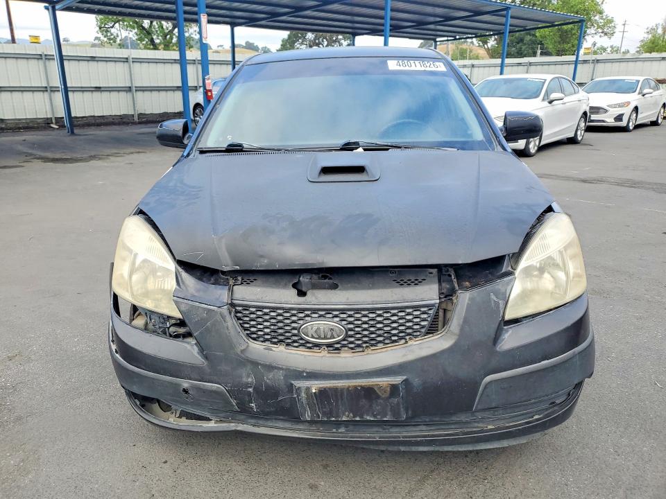 2008 Kia Rio VIN KNADE123286304646 COPART salvage auction — FRONT END, Ca - Salvage Certificate, sold $50 on 2026-07-14 (photo 5)