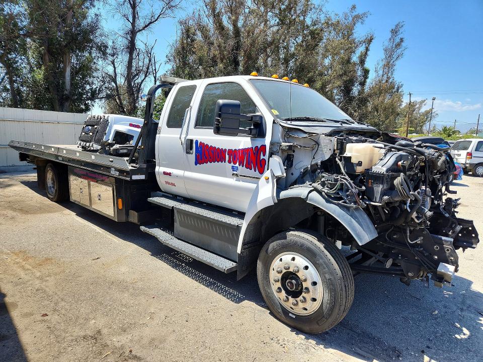 2016 Ford F650-f750 VIN 1FDWX6DX2GDA01844 COPART salvage auction — FRONT END, Ca - Salvage Certificate, sold $14,000 on 2026-07-29 (photo 4)