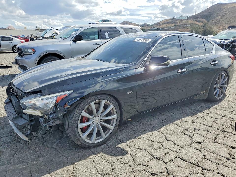 2020 Infiniti Q50 VIN JN1EV7AP5LM207284 COPART salvage auction — FRONT END, Ca - Salvage Certificate, sold $2,500 on 2026-07-02 (photo 1)
