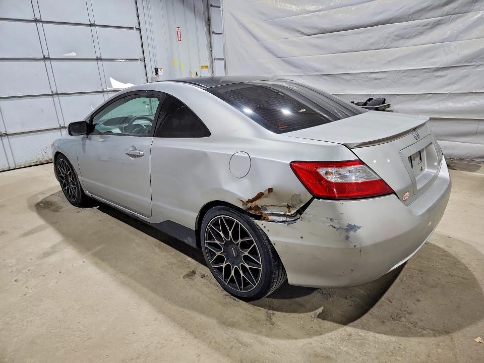 2007 Honda Civic VIN 2HGFG12887H579308 COPART salvage auction — REAR END, NH - CERT OF TITLE-SALVAGE, sold $250 on 2026-07-02 (photo 2)