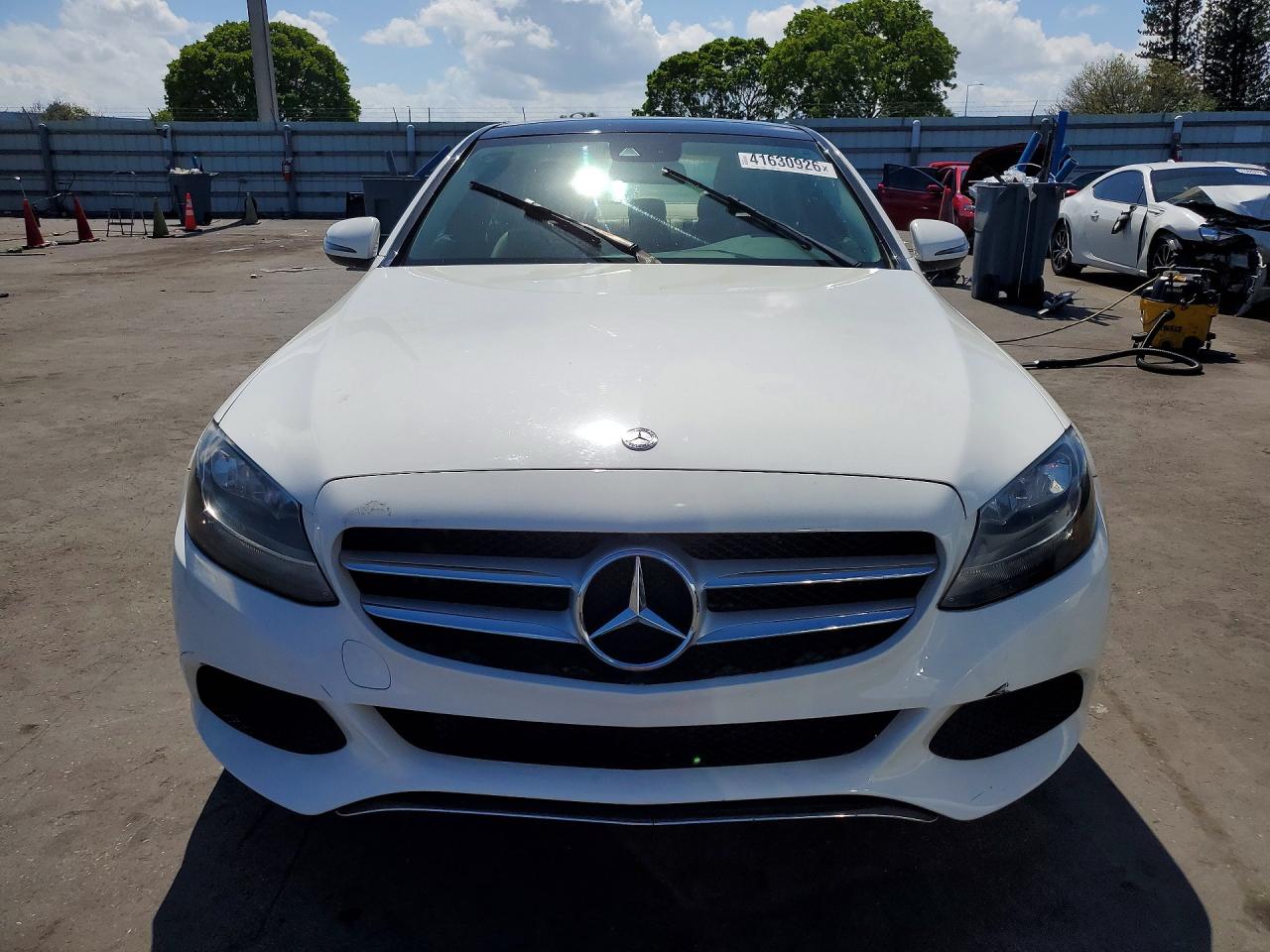 2017 Mercedes-Benz C-Class VIN 55SWF4JBXHU201125 COPART salvage auction — Stripped, FL - CERTIFICATE OF TITLE, sold $1,050 on 2026-07-01 (photo 5)