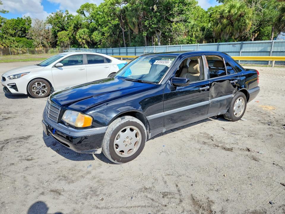 1995 Mercedes-benz C-klasse VIN WDBHA22E1SF229693 COPART salvage auction — SIDE, Fl - Cert Of Title Slvg Rebuildable, sold $250 on 2026-07-22 (photo 1)