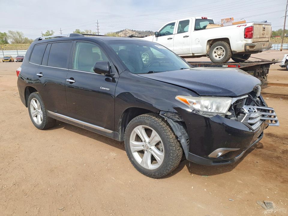 2012 Toyota VIN 5TDDK3EH1CS123822 COPART salvage auction — FRONT END, Co - Salvage Title, sold $3,650 on 2026-07-27 (photo 4)