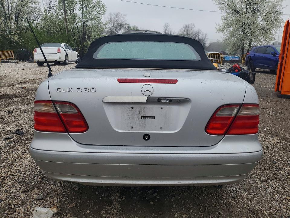 2003 Mercedes-benz Clk-klasse VIN WDBLK65G23T135773 COPART salvage auction — SIDE, MD - CERT OF SALVAGE > 75% DAMAGE, sold $400 on 2026-07-02 (photo 6)
