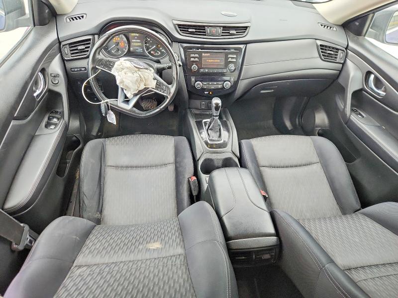 2017 Nissan Rogue VIN JN8AT2MV4HW024490 COPART salvage auction — FRONT END, Tx - Salvage Vehicle Title, sold $1,500 on 2026-07-07 (photo 8)