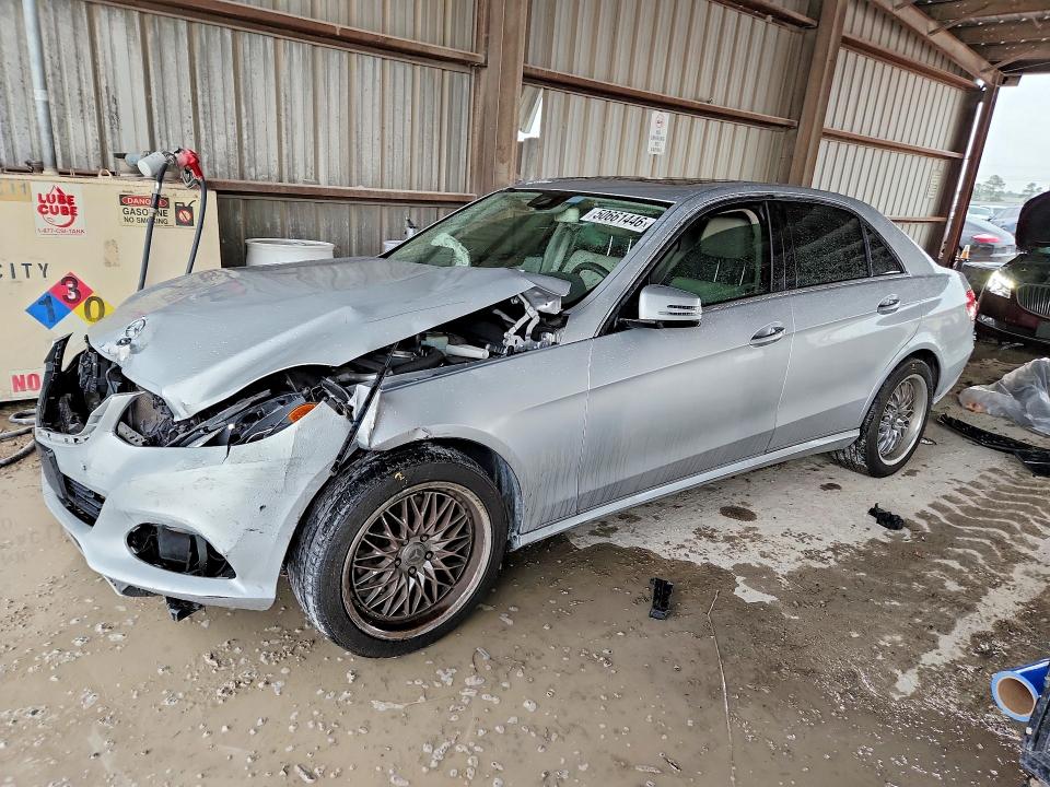 2014 Mercedes-benz E-klasse VIN WDDHF5KB4EA802717 COPART salvage auction — FRONT END, Tx - Salvage Vehicle Title, sold $900 on 2026-07-24 (photo 1)