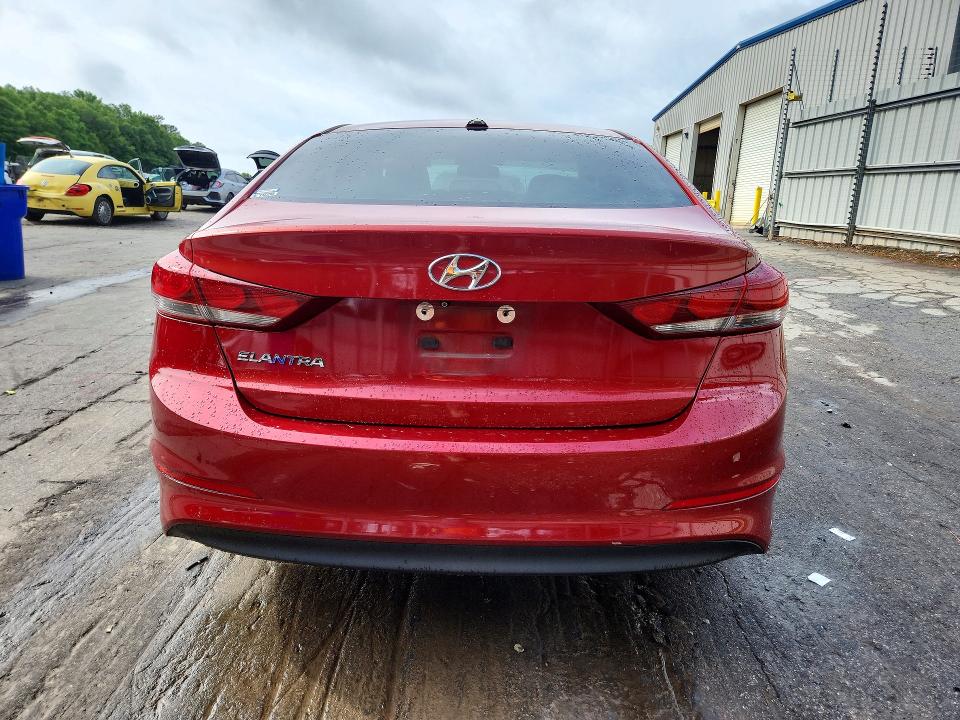 2017 Hyundai Elantra VIN KMHD84LF8HU171418 COPART salvage auction — FRONT END, Salvage Title, sold $1,850 on 2026-07-17 (photo 6)