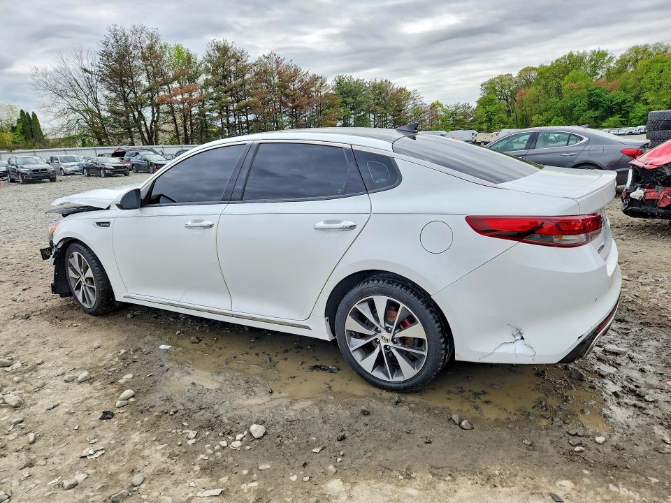 2016 Kia Optima VIN 5XXGV4L21GG029830 COPART salvage auction — FRONT END, Nj - Cert Of Title-Salvage, sold $1,100 on 2026-07-27 (photo 2)