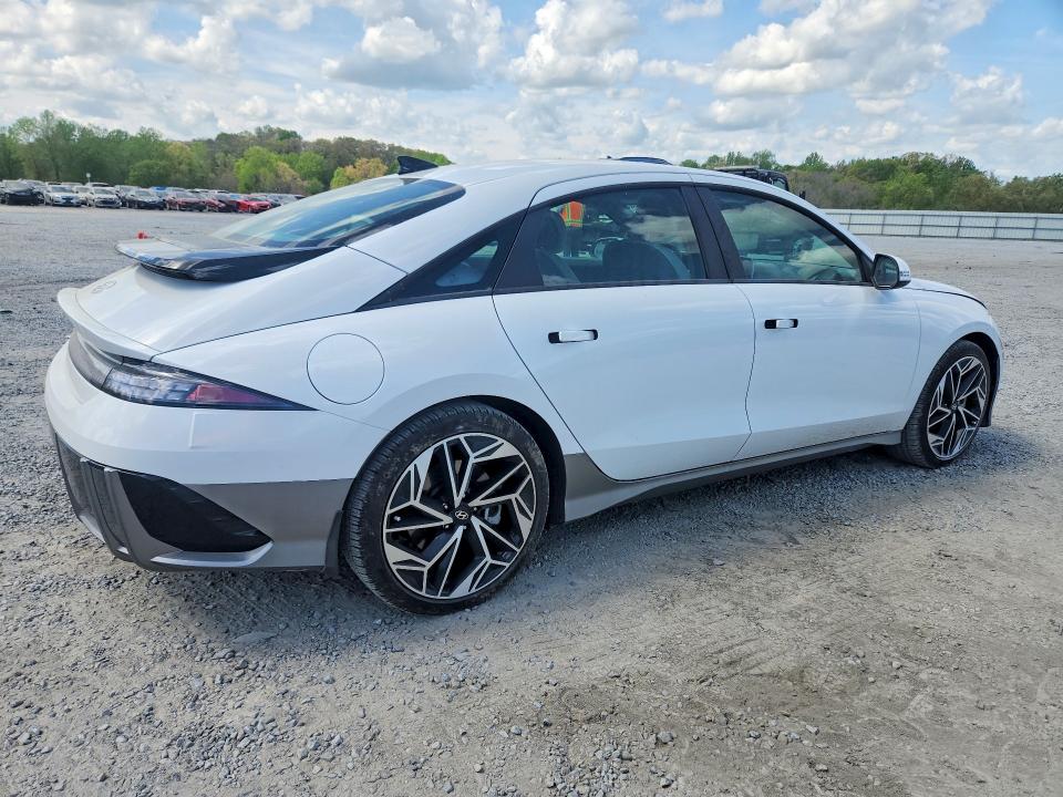 2025 Hyundai Ioniq 6 VIN KMHM34AC4SA114231 COPART salvage auction — FRONT END, Nc - Salvage Certificate Of Title, sold $7,200 on 2026-07-29 (photo 3)