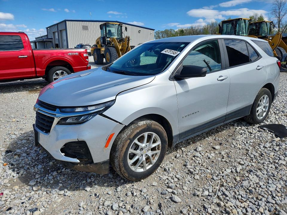2022 Chevrolet Equinox VIN 2GNAX5EV7N6113855 COPART salvage auction — FRONT END, Mi - Cert Of Title-Salvage Vehicle, sold $3,850 on 2026-07-02 (photo 1)