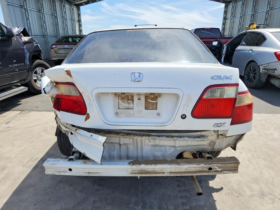 2000 Honda Civic VIN JHMEJ8649YS000637 COPART salvage auction — REAR END, CA - SALVAGE CERTIFICATE, sold $500 on 2026-07-16 (photo 6)