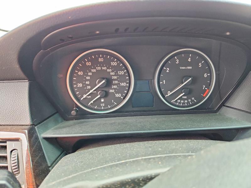 2008 BMW 5 series VIN WBANV93528CZ65484 COPART salvage auction — REJECTED REPAIR, Tx - Salvage Vehicle Title, sold $625 on 2026-07-09 (photo 9)