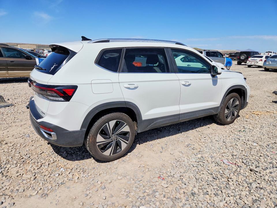 2025 Volkswagen Taos VIN 3VVVC7B28SM080671 COPART salvage auction — FRONT END, Ut - Salvage Certificate, sold $8,600 on 2026-07-10 (photo 3)