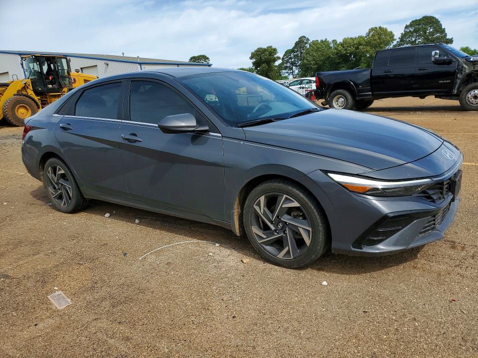 2024 Hyundai Elantra VIN KMHLS4DG3RU720285 COPART salvage auction — MECHANICAL, Tx - Certificate Of Title, sold $7,200 on 2026-07-13 (photo 4)