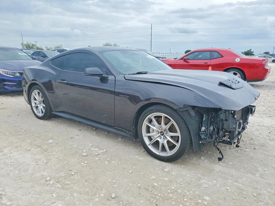 2024 Ford Mustang VIN 1FA6P8CFXR5400447 COPART salvage auction — ALL OVER, Tx - Salvage Vehicle Title, sold $16,800 on 2026-07-02 (photo 4)