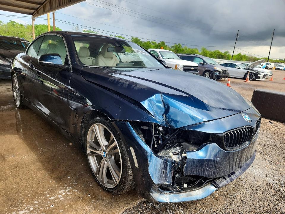 2016 BMW 4 series VIN WBA3V7C55G5A26704 COPART salvage auction — FRONT END, Tx - Certificate Of Title, sold $2,200 on 2026-07-16 (photo 4)