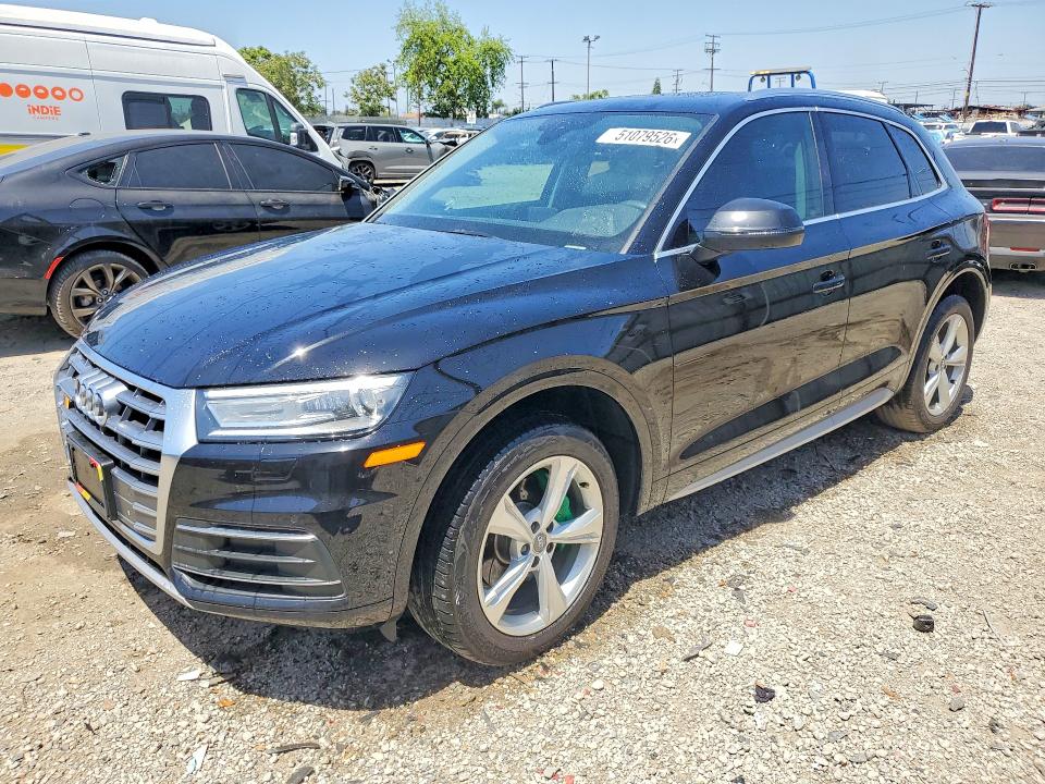 2020 Audi Q5 VIN WA1ANAFY5L2040599 COPART salvage auction — MINOR DENT/SCRATCHES, Ca - Dis/Dlr/Exp Only Clean Title (P), sold $8,200 on 2026-07-07 (photo 1)