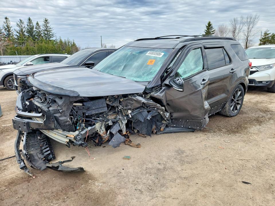 2017 Ford Explorer VIN 1FM5K8D86HGA05099 COPART salvage auction — ALL OVER, ON - PERMIT SALVAGE, sold $625 on 2026-07-28 (photo 1)