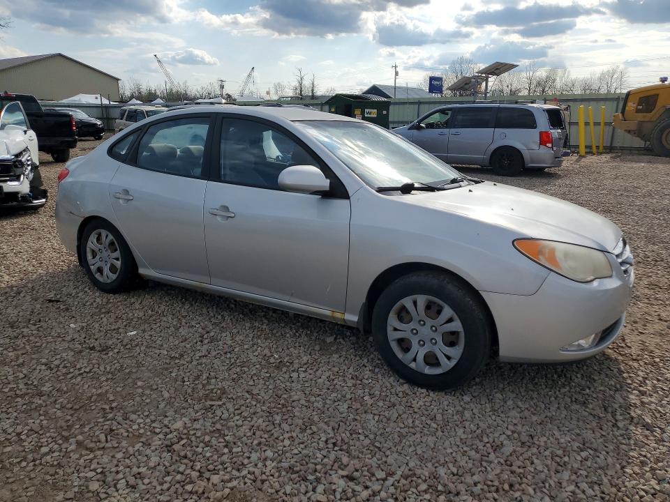 2010 Hyundai Elantra VIN KMHDU4AD7AU016457 COPART salvage auction — UNDERCARRIAGE, Ny - Mv907A-Parts Only, sold $450 on 2026-07-15 (photo 4)