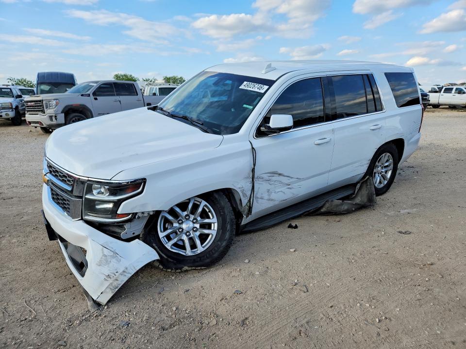 2017 Chevrolet Tahoe VIN 1GNLCDEC0HR234233 COPART salvage auction — ALL OVER, TX - SALVAGE VEHICLE TITLE (P), sold $3,900 on 2026-07-09 (photo 1)