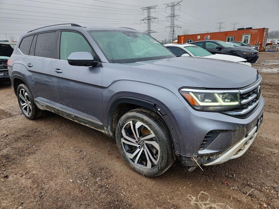2022 Volkswagen Atlas VIN 1V2BP2CAXNC514737 COPART salvage auction — FRONT END, Il - Salvage Certificate, sold $8,100 on 2026-07-28 (photo 4)
