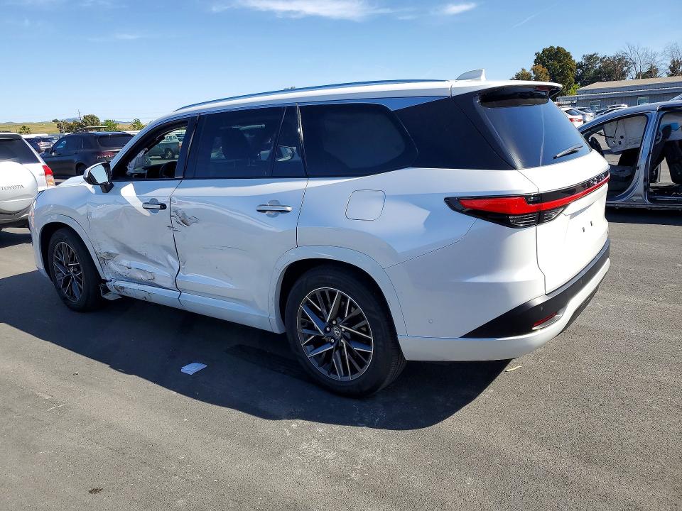 2025 Lexus Tx VIN 5TDAAAA66SS015502 COPART salvage auction — SIDE, Ca - Salvage Certificate, sold $33,000 on 2026-07-13 (photo 2)