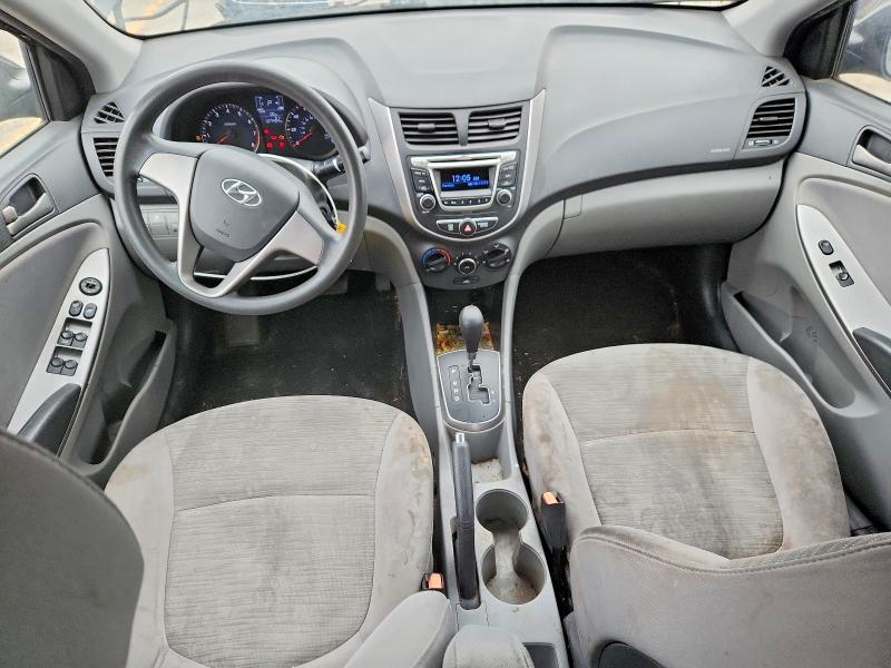 2016 Hyundai Accent VIN KMHCT4AE1GU081014 COPART salvage auction — REAR END, Ks - Cert Of Title-Salvage, sold $550 on 2026-07-20 (photo 8)