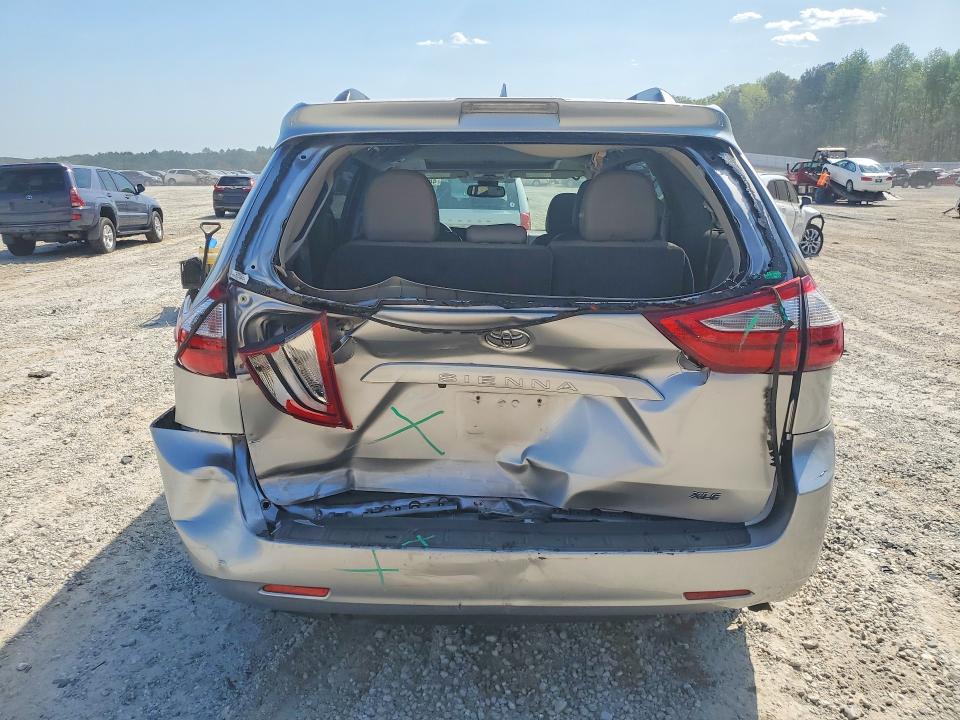 2019 Toyota Sienna VIN 5TDYZ3DC4KS994618 COPART salvage auction — REAR END, Ga - Cert Of Title-Salvage, sold $11,300 on 2026-07-29 (photo 6)