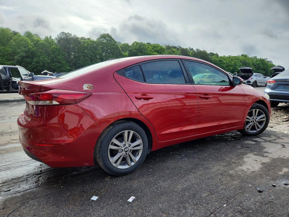 2017 Hyundai Elantra VIN KMHD84LF8HU171418 COPART salvage auction — FRONT END, Salvage Title, sold $1,850 on 2026-07-17 (photo 3)