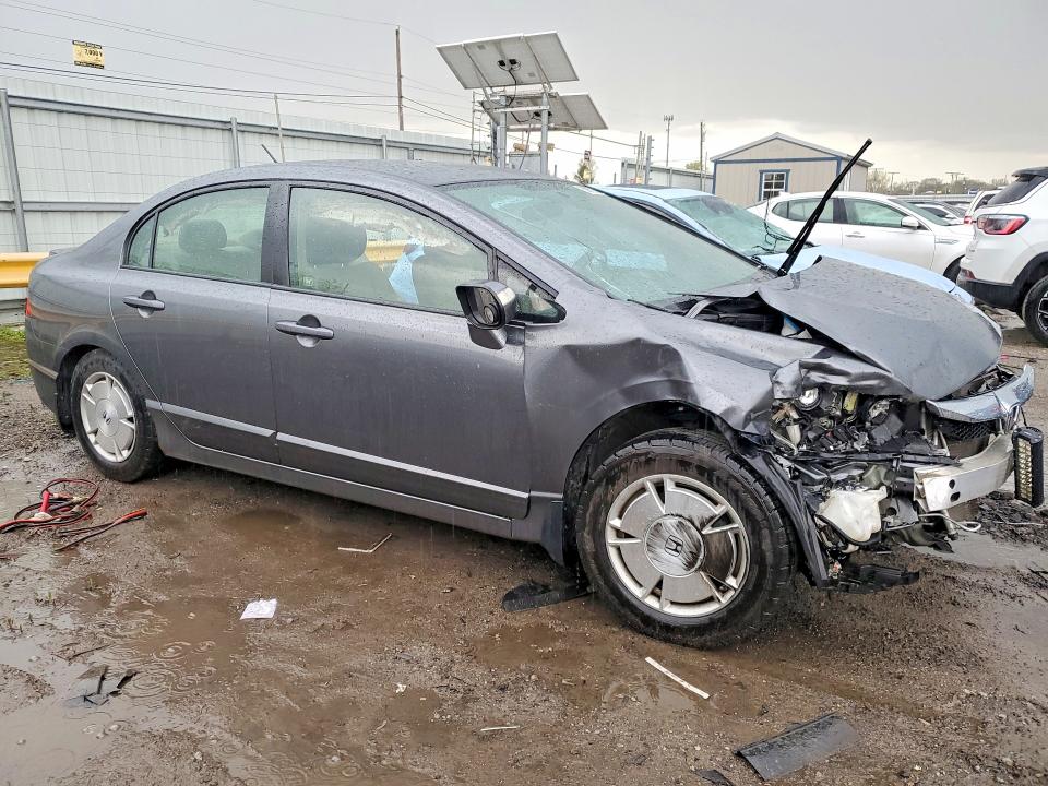 2010 Honda Civic VIN JHMFA3F28AS006098 COPART salvage auction — FRONT END, In - Cert Of Title-Salvage Title, sold $350 on 2026-07-13 (photo 4)