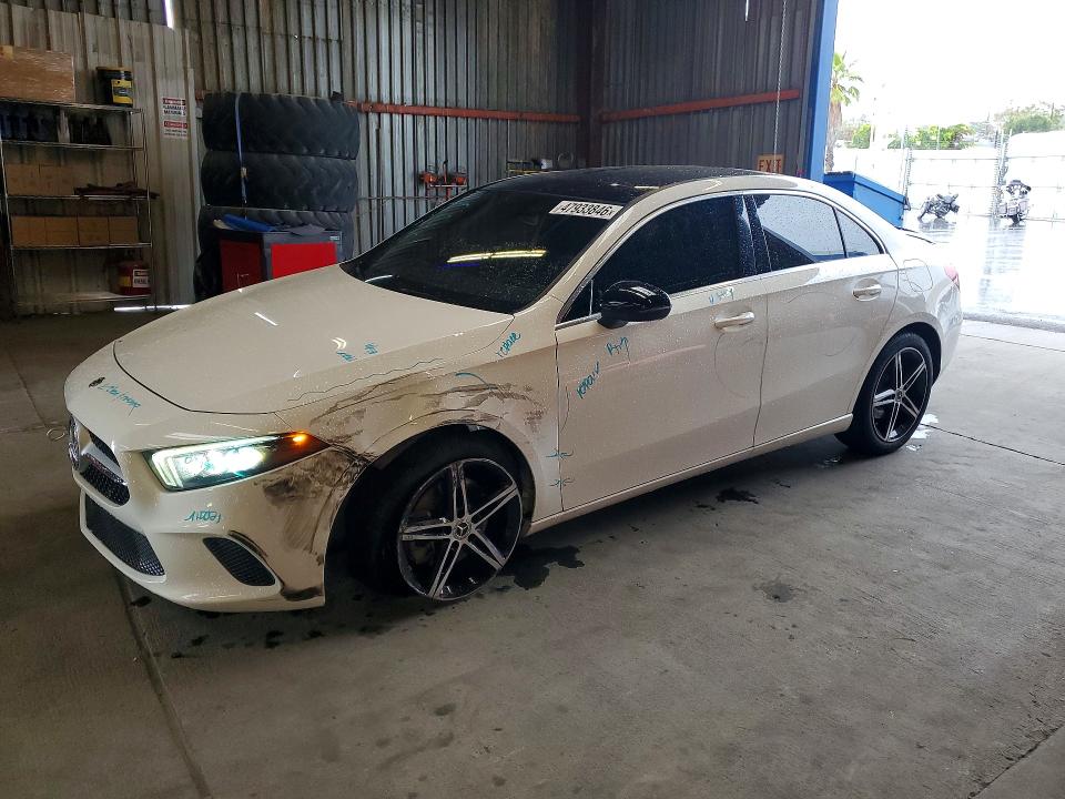 2019 Mercedes-benz A-klasse VIN WDD3G4EB7KW021119 COPART salvage auction — FRONT END, Salvage Title, sold $4,700 on 2026-07-15 (photo 1)