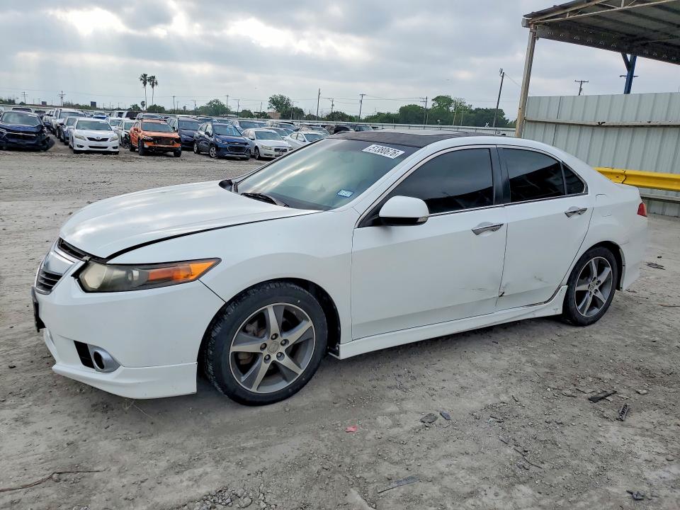 2013 Acura Tsx VIN JH4CU2F84DC008566 COPART salvage auction — FRONT END, Tx - Salvage Vehicle Title, sold $50 on 2026-07-28 (photo 1)