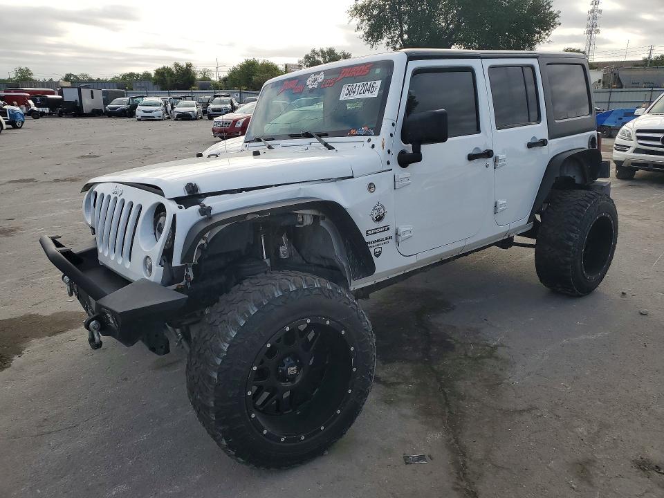 2016 Jeep Wrangler / VIN 1C4BJWDG7GL169506 COPART salvage auction — FRONT END, Fl - Cert Of Title Slvg Rebuildable, sold $3,200 on 2026-07-09 (photo 1)