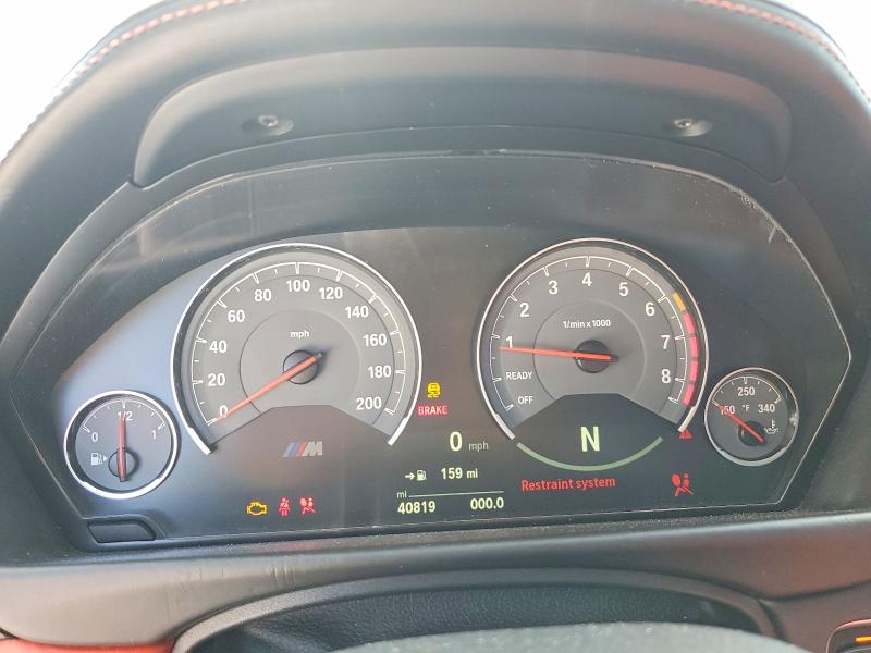 2018 BMW M4 VIN WBS4Y9C56JAC87857 COPART salvage auction — FRONT END, Salvage Title, sold $15,000 on 2026-08-25 (photo 9)