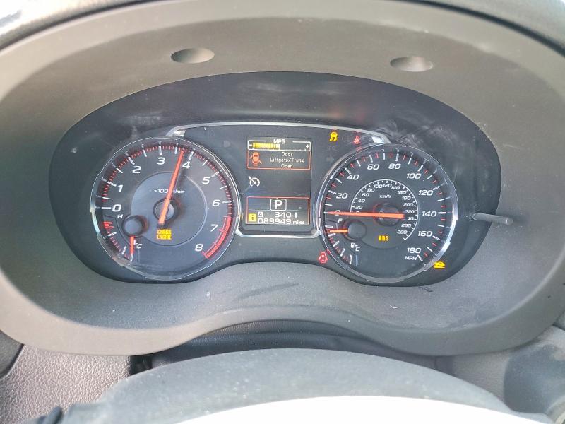 2018 Subaru Wrx VIN JF1VA1F68J8834983 COPART salvage auction — REAR END, Id - Salvage Certificate Of Title, sold $3,700 on 2026-07-15 (photo 9)